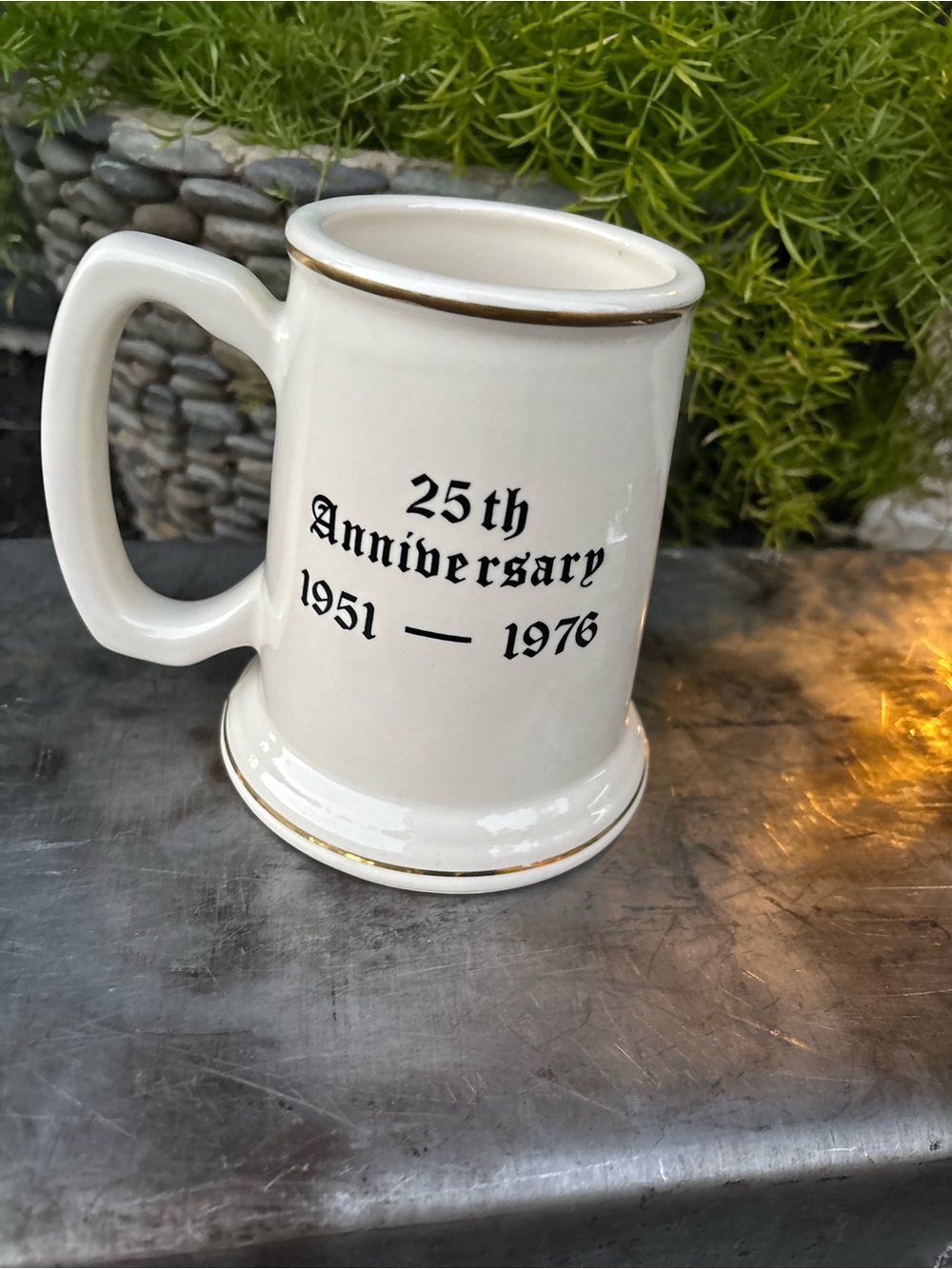 Vintage 70’s Beer Mug/Stein BOSTON MA THE TAPPER CLUB 25Th Anniversary, Gold - Picture 13 of 15
